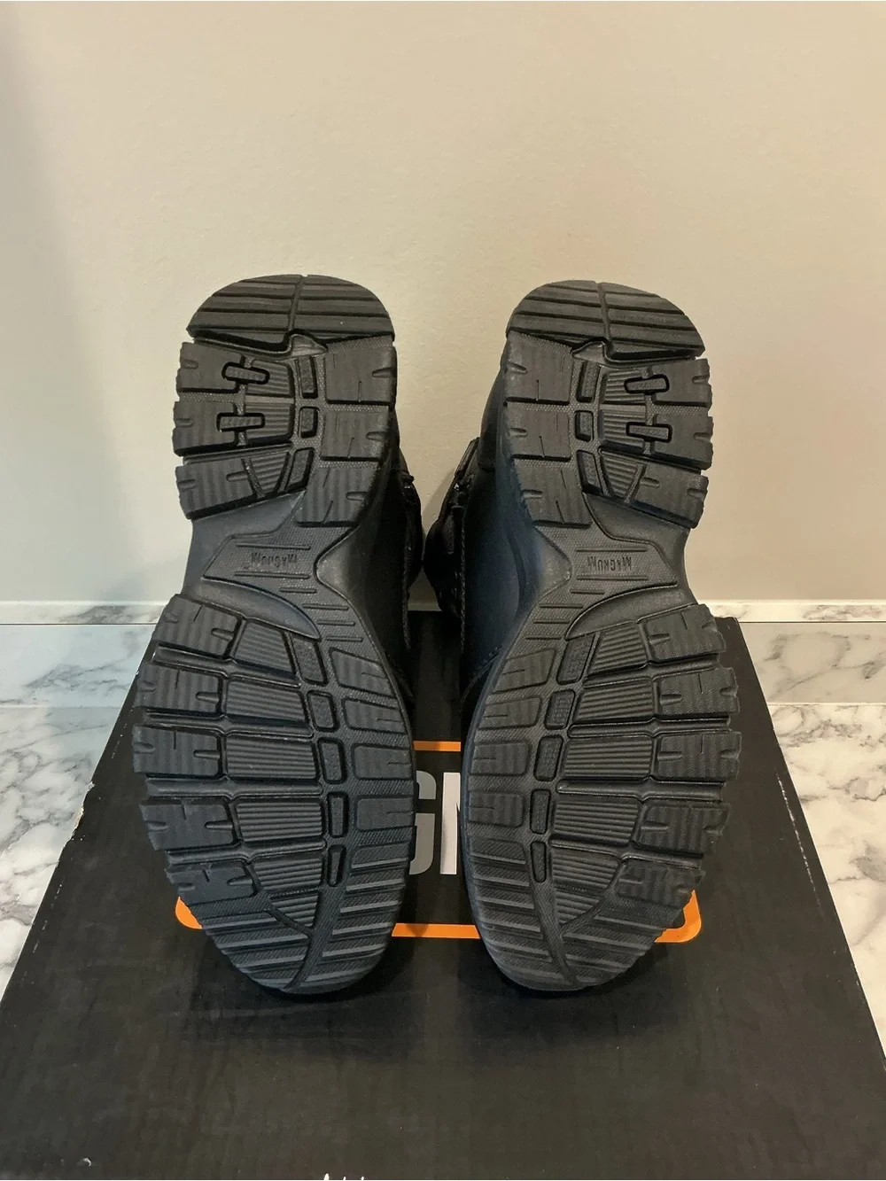 Magnum Black Men's Waterproof Tactical Side Zip & Lace-Up Boots